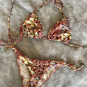 Luli Fama Floral Swimsuit